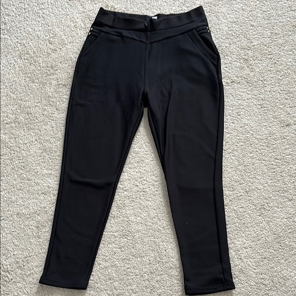 Black Slim Fit Pants - Picture 1 of 6